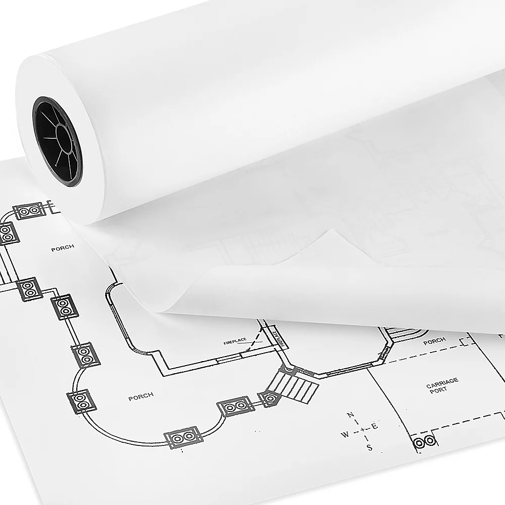 787*1092 مللي متر 70gsm 200gsmA4 A3 ورقة كبيرة تتبع الرسم ورقة شفافة تتبع الورق لرسم Cad